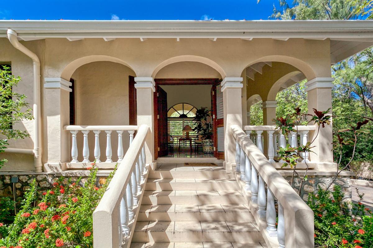 Villa for rent in St Martin - The entrance